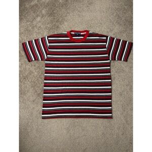 Vintage Men's Tshirt 90s Polo Sport Multicolour Skateboard Style Y2K, Size L